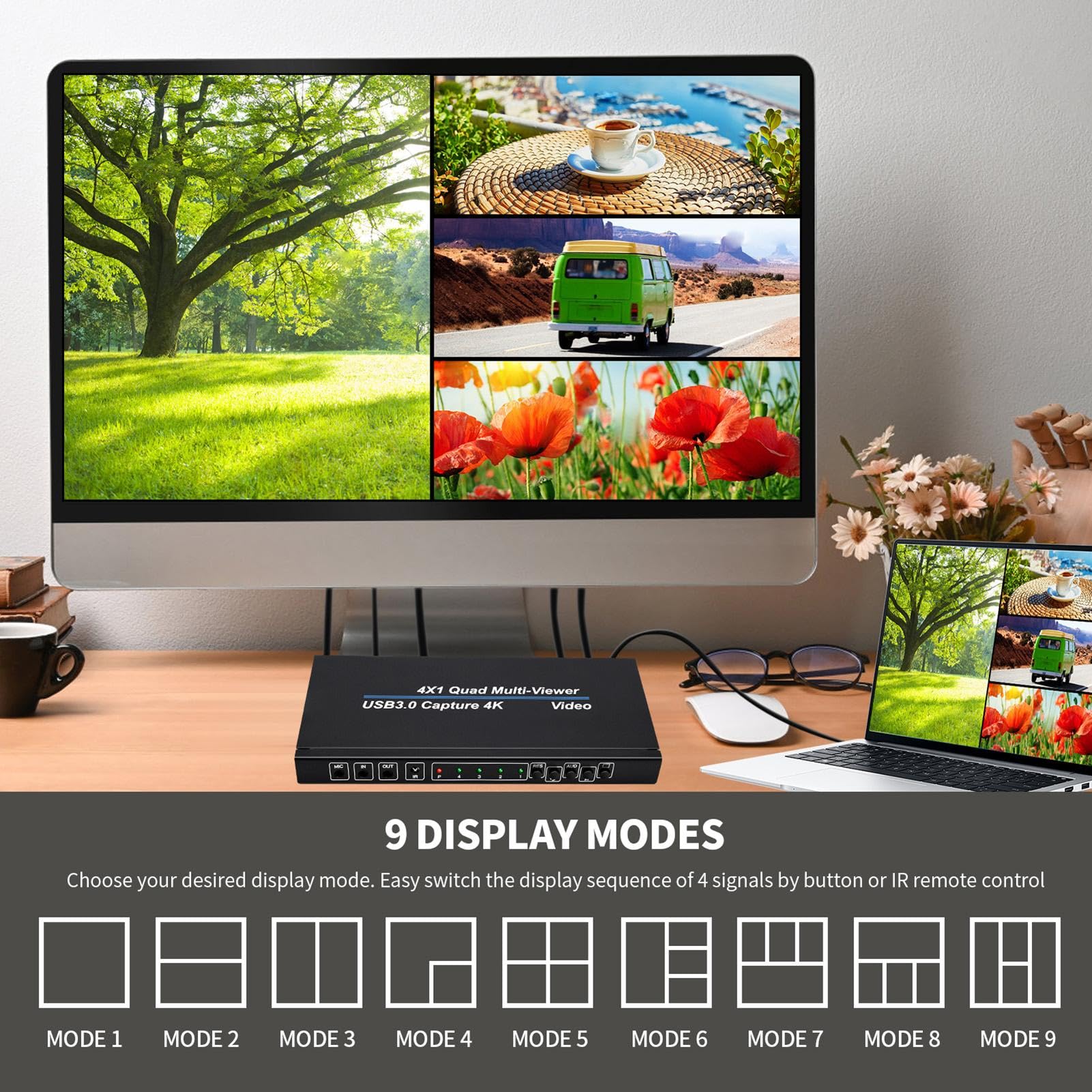 Samuliy USB Video Capture Card - 1080p 60fps HDMI Game Capture Device with Audio for PC, Mac, PS4, Xbox - Live Streaming & Recording for Twitch, YouTube, OBS - Includes Remote Control for Easy Operation