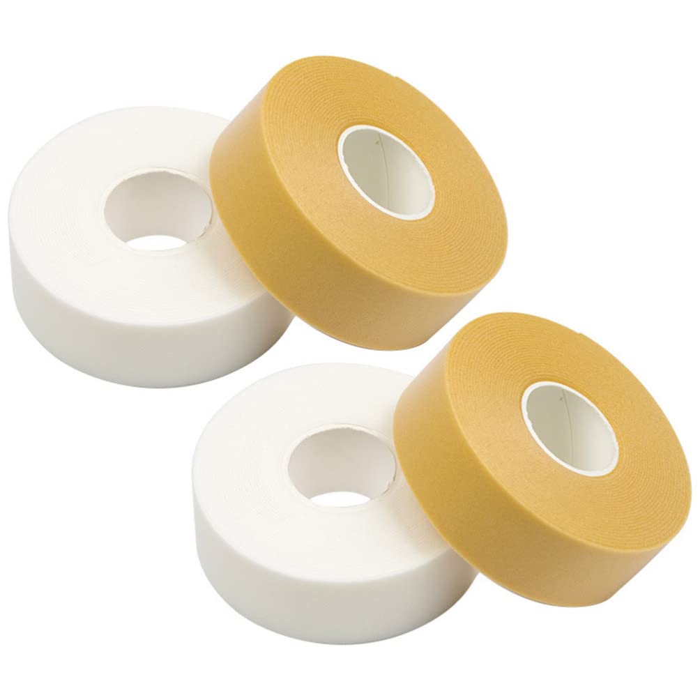 Beavorty White Gaffer Tape 4 Rolls - Professional Eyelash Extension Adhesive Tape for Individual Lash Application, Under Eye Protection - Perfect for Salon, DIY Home Use & Beauty Professionals