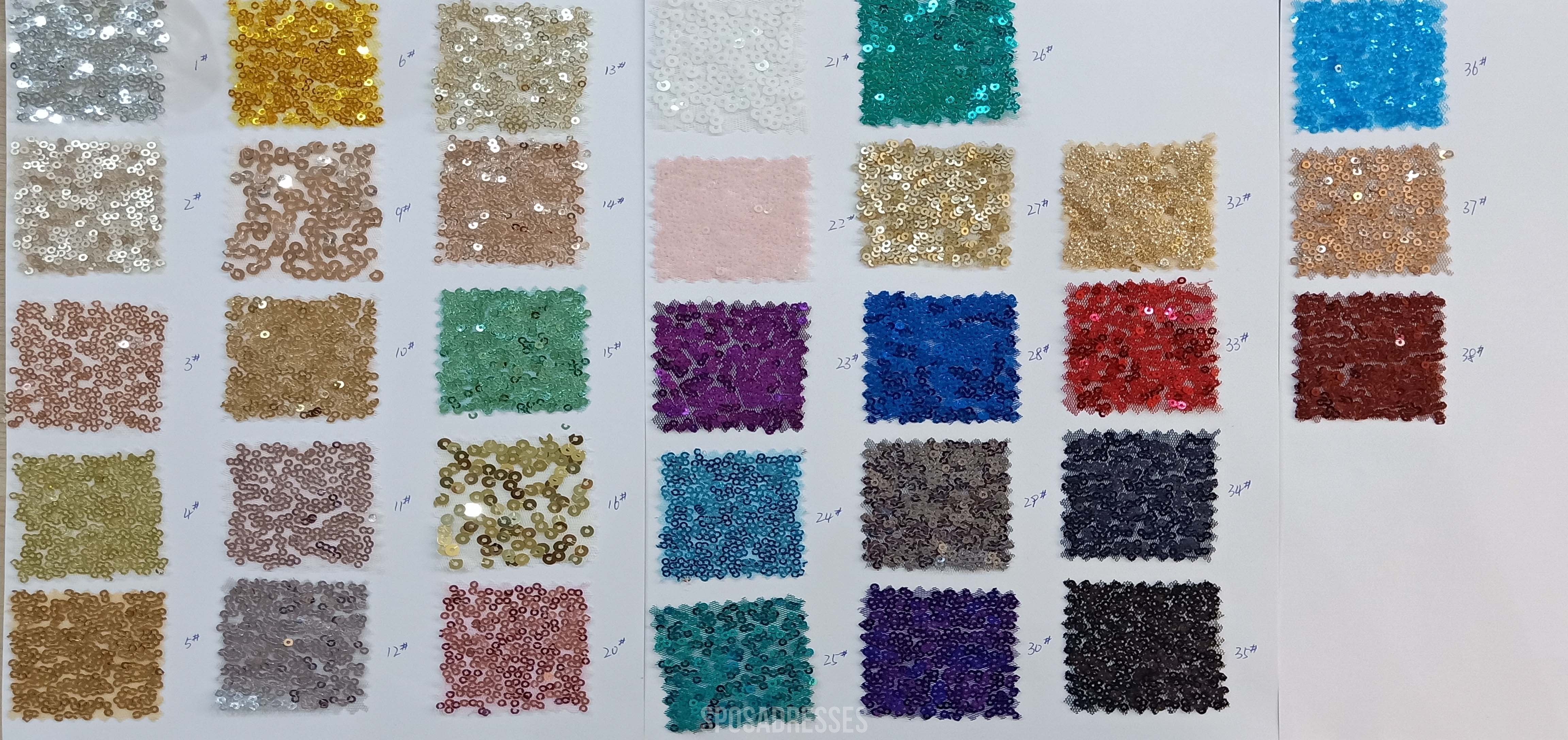 Sparkly Gold Sequin Floor-Length Bridesmaid Dresses - Elegant Mismatched Styles for Wedding Party (WG547) | Perfect for Formal Events, Prom & Evening Occasions