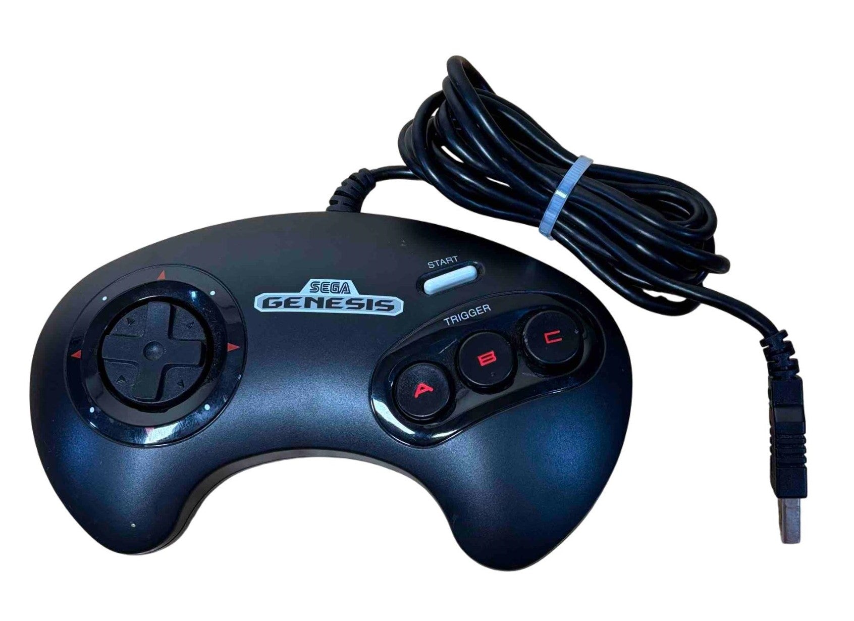 Original Sega Genesis Mini Controller - Authentic Retro Gamepad for Classic Gaming - Perfect for Sega Genesis Mini, Nostalgic Gaming & Collectors