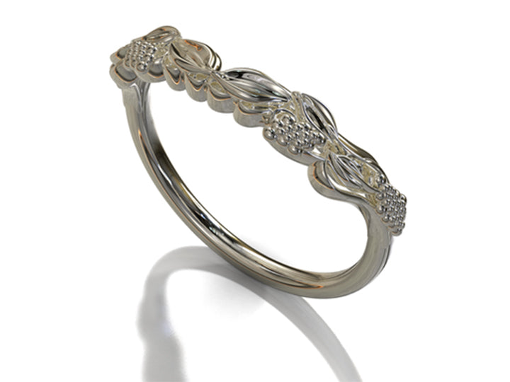Elegant Floral Wedding Ring for Women - Vintage Inspired Rose Gold Engagement Band - Perfect for Brides, Anniversaries & Romantic Occasions