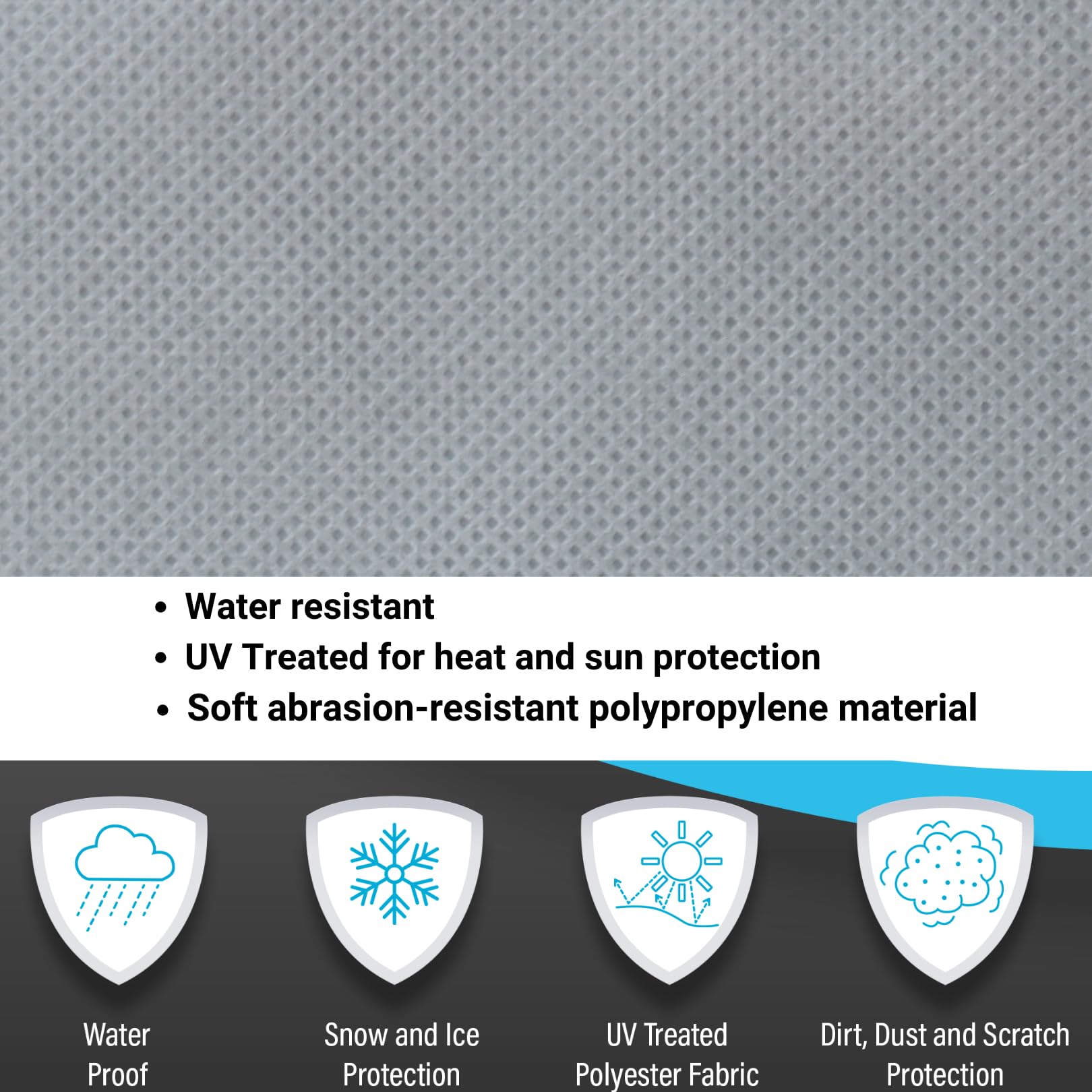 SavvyCraft Waterproof Breathable RV Trailer Cover for 22-24 ft Campers | All-Weather Protection for Travel Trailers | Perfect for Outdoor Storage & Winter Use