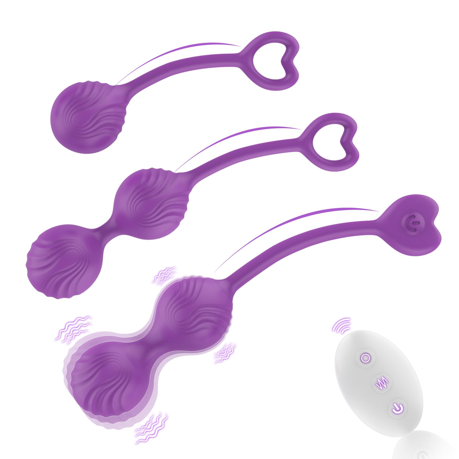 Premium G-Spot Vibrator for Women - 10 Vibration Modes & 3 Massage Stages, Waterproof Silicone Remote Control Sex Toy for Couples (Purple) | Perfect for Romantic Nights & Solo Pleasure