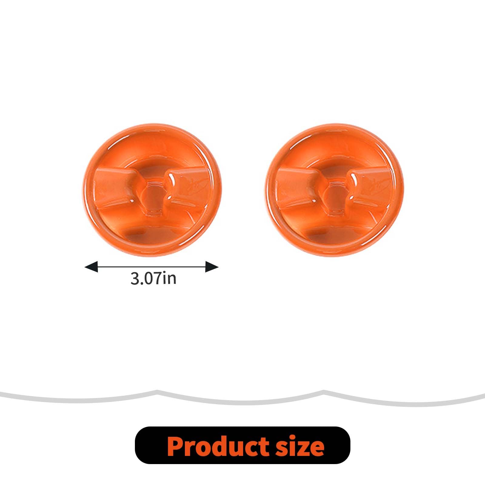 Jeep Wrangler JK JKU Hardtop Mounting Screw Knob Cover Trim (2007-2018) - Orange Interior Accessories for Enhanced Style & Protection | Perfect for Off-Road Adventures & Customization