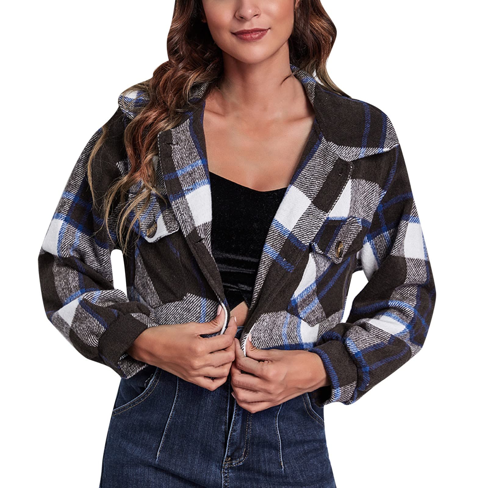 Women's Fashion Bomber Jacket - Casual Zip-Up Windbreaker Coat with Pockets | Outerwear for Everyday Wear, Travel & Outdoor Activities