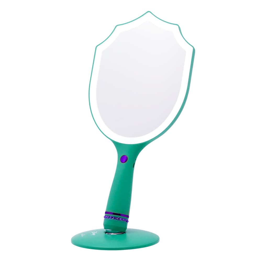 Disney Princess Ariel LED Makeup Mirror - 3 Color Modes for Travel & Bedroom