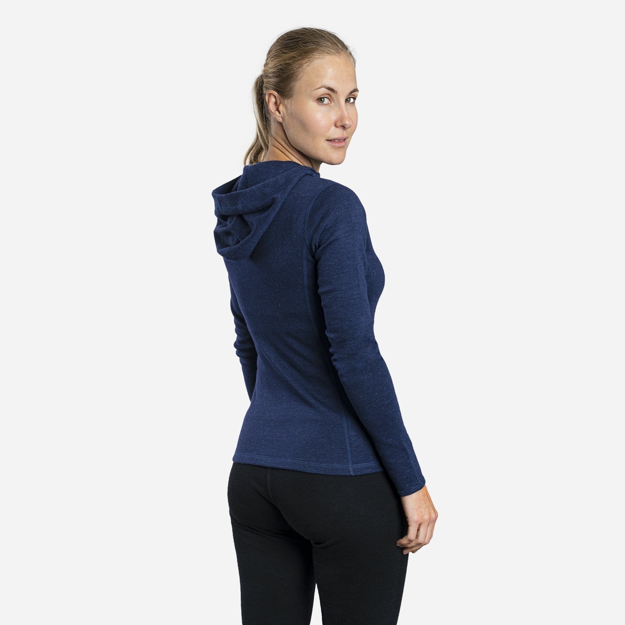 Women's Alpaca Wool Hoodie Jacket - 420 Midweight Full Zip Fleece Pullover for Outdoor Hiking & Winter Travel - Cozy Warm Sweatshirt for Casual Wear