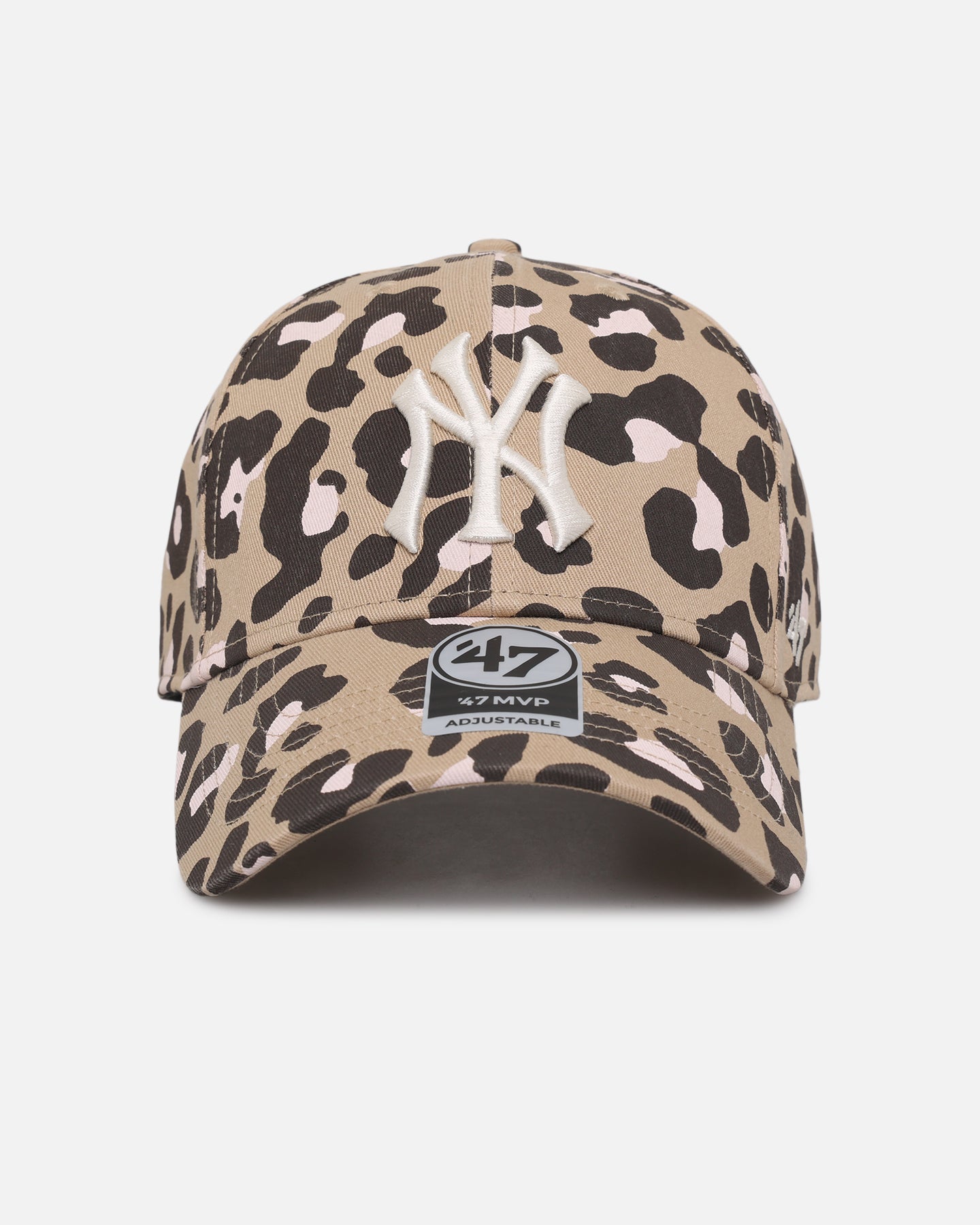 47 Brand New York Yankees 'Bagheera' 47 Clean Up Strapback Khaki Adjustable Baseball Cap - Perfect for Baseball Games, Outdoor Activities & Streetwear Fashion