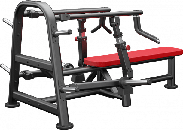 ATLANTIS Adjustable Lying Converging Bench Press for Home Gym - Perfect for Strength Training & Chest Workouts
