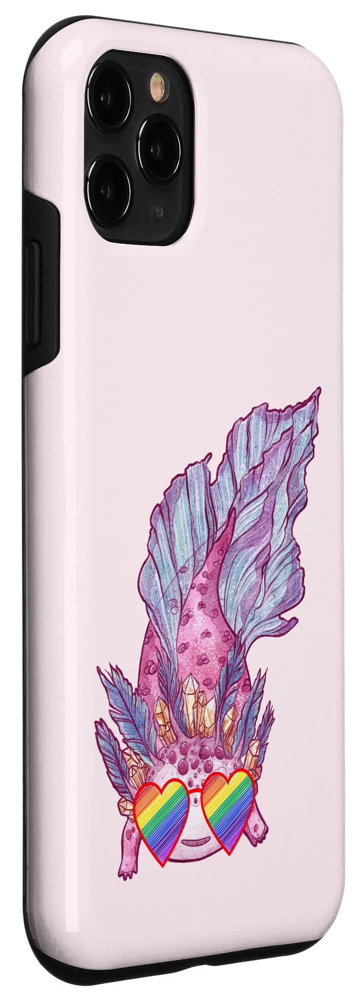 iPhone 11 Pro Case - Pink Axolotl Design for LGBTQ Pride, Rainbow Teen Accessory - Perfect for Lesbian Pride, Daily Use & Special Occasions
