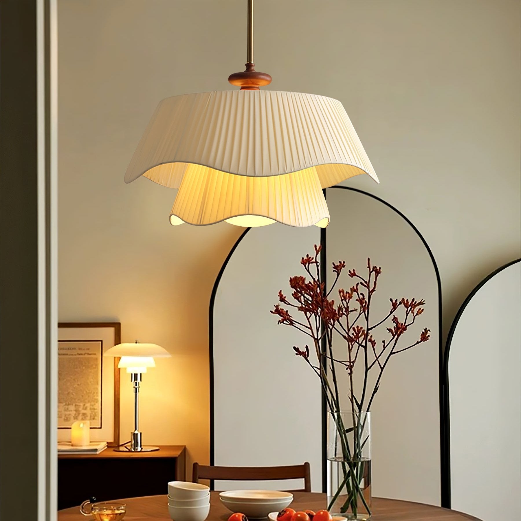 Bellevue Pendant Lamp - Modern Scandinavian Hanging Light Fixture for Dining Room, Kitchen Island & Living Room Decor
