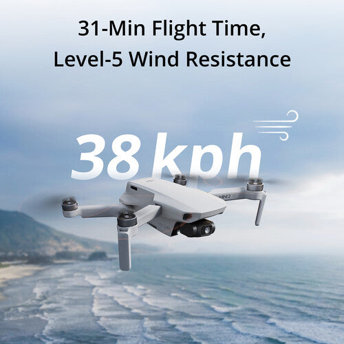 DJI Mini 2 SE Fly More Combo - Lightweight Foldable Drone with 4K Camera, 31 Min Flight Time, 10km HD Video Transmission - Perfect for Aerial Photography, Travel Vlogging & Outdoor Adventures