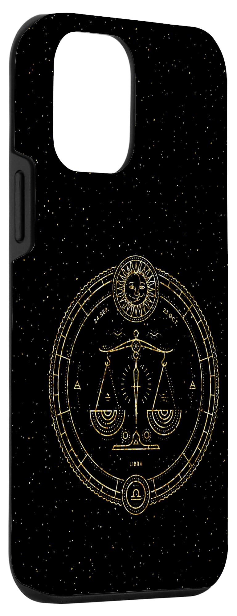 iPhone 12 Mini Zodiac Astrology Phone Case - Libra Horoscope Chart Design | Perfect Gift for Astrology Lovers & Daily Protection
