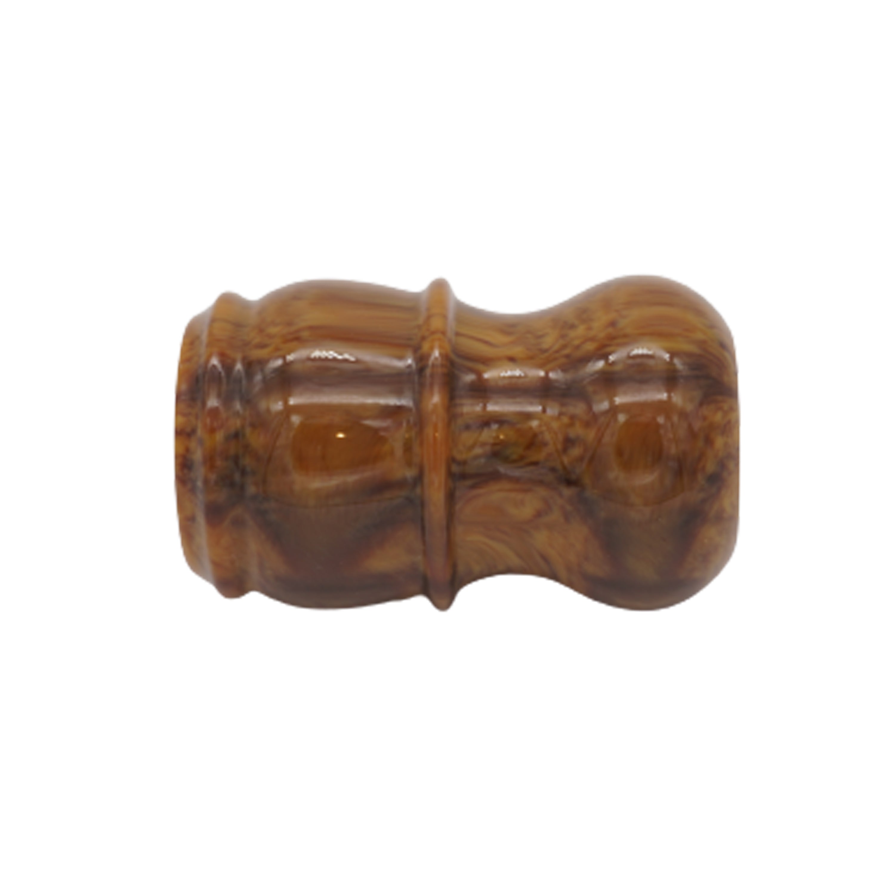Premium Briar Wood Handcrafted Shaving Brush Handle - Fits 24mm & 26mm Knots - Perfect for Wet Shaving & Grooming Gifts for Men