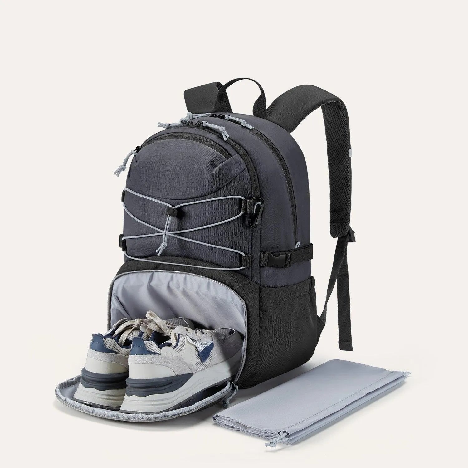 30L Waterproof Gym Backpack for Men & Women - Lightweight Sports Backpack for Workout, Running, Hiking & Travel - Durable Fitness Backpack with USB Charging Port