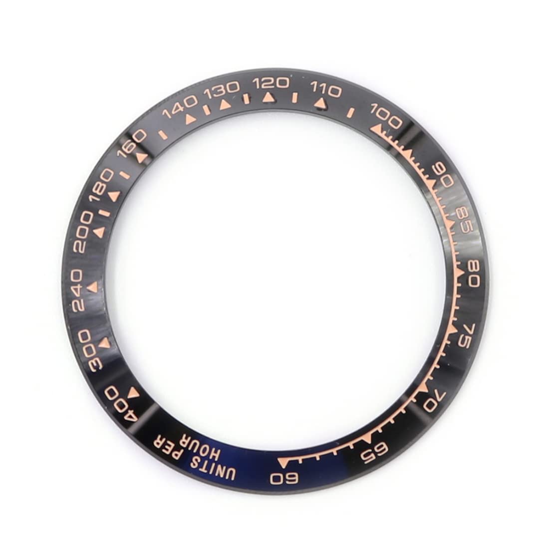 Black Rose Gold Ceramic Bezel Insert for Rolex Daytona Watches 116500 & 116520 | Luxury Watch Accessory for Men's & Women's Fashion, Sports & Special Occasions
