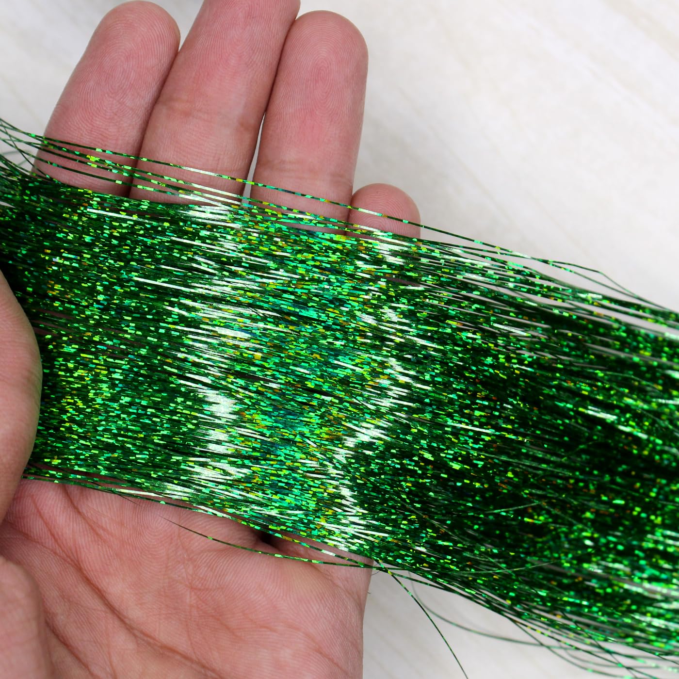 Baal Highlights Colored Hair Streak & Glitter Hair Tinsel Extensions for Women & Girls - Perfect for Parties, Festivals, Cosplay & Everyday Glam