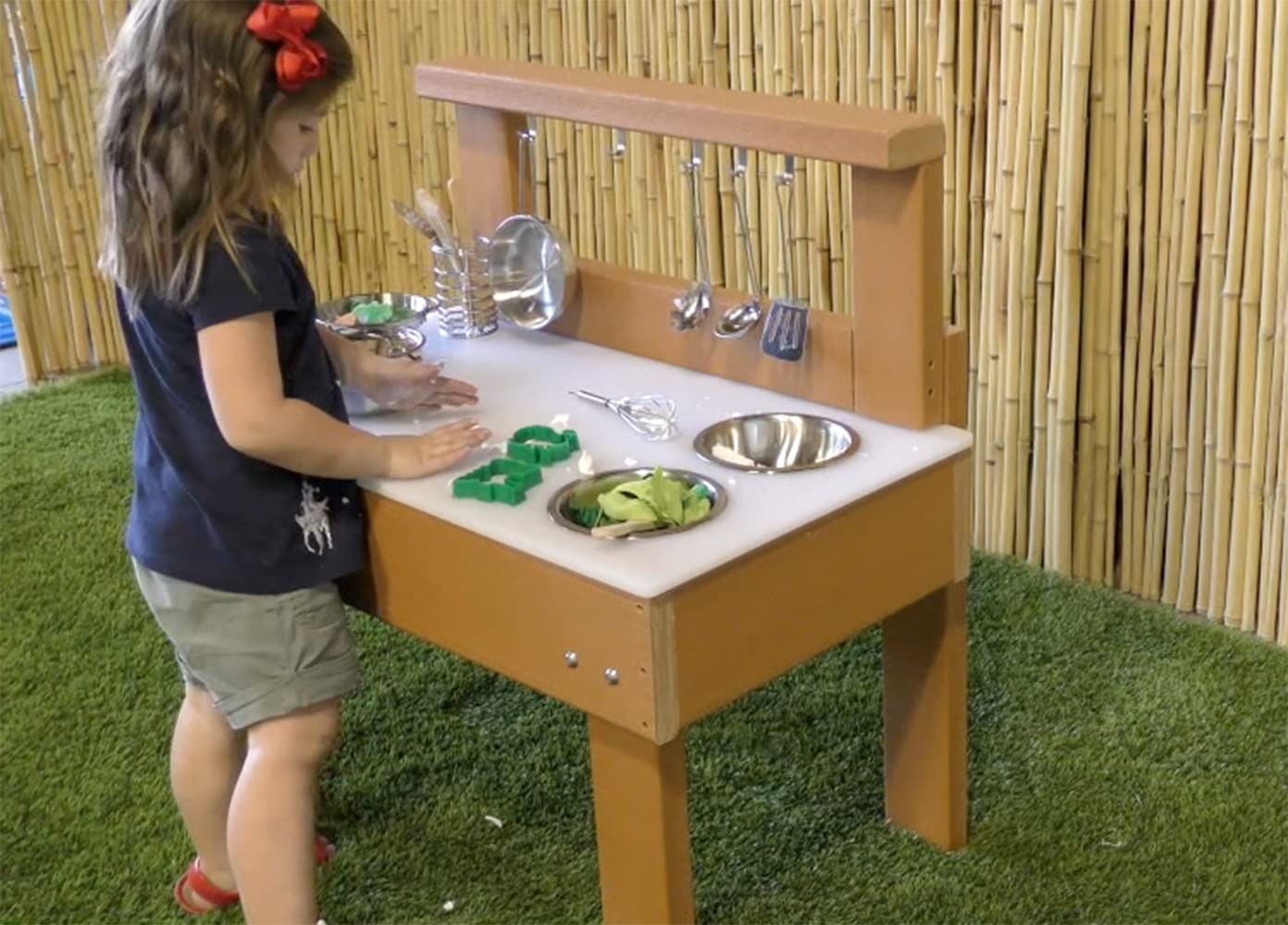 Best Kids' Indoor/Outdoor Mud Kitchen Playset with Utensils - Pretend Play Toy for Toddlers & Preschoolers - Perfect for Backyard, Garden, and Outdoor Learning Activities