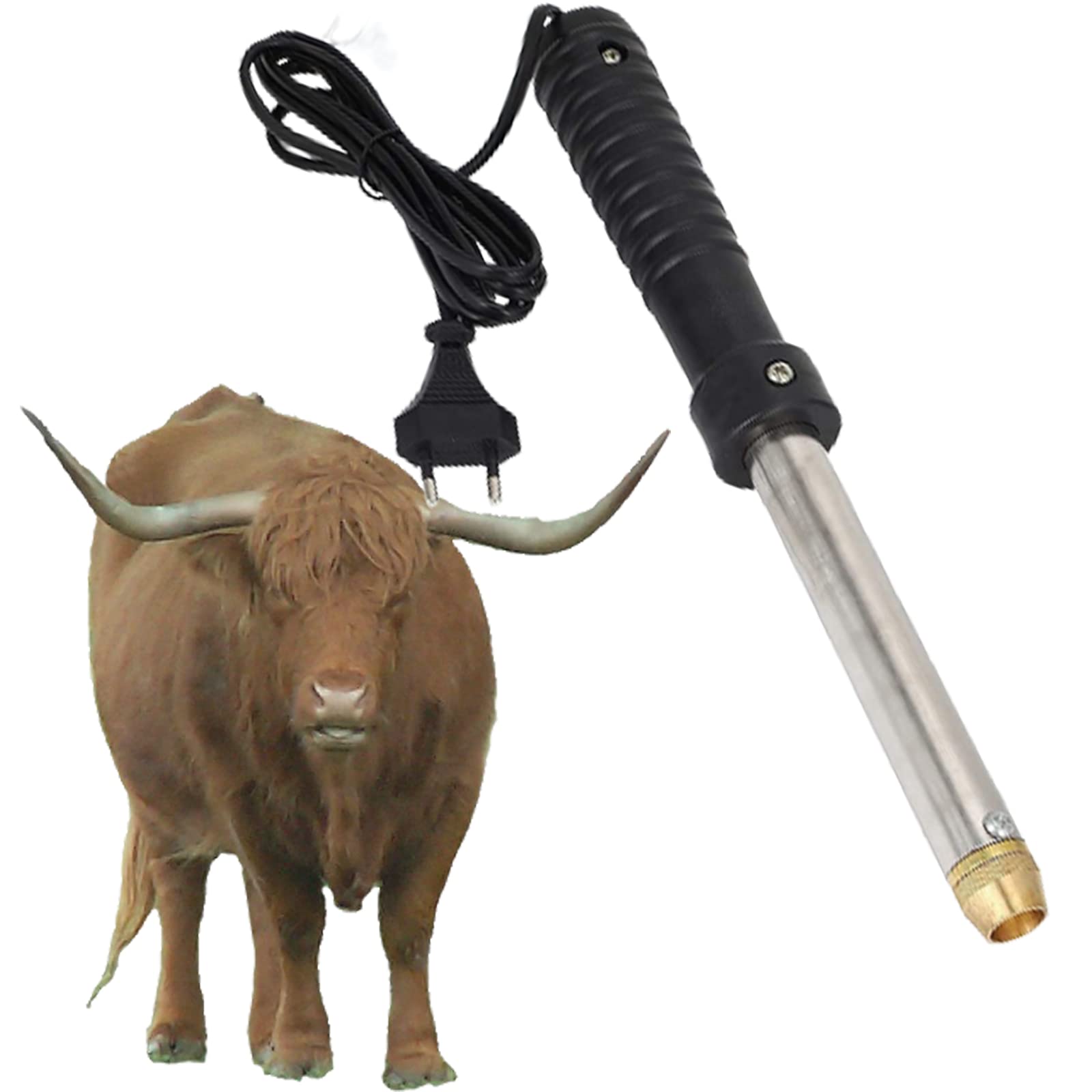 Electric Dehorner for Cattle and Sheep - Bloodless & Painless Horn Removal Tool - Livestock Farm Equipment for Safe Animal Care - Perfect for Dairy Farms, Ranches, and Veterinary Clinics