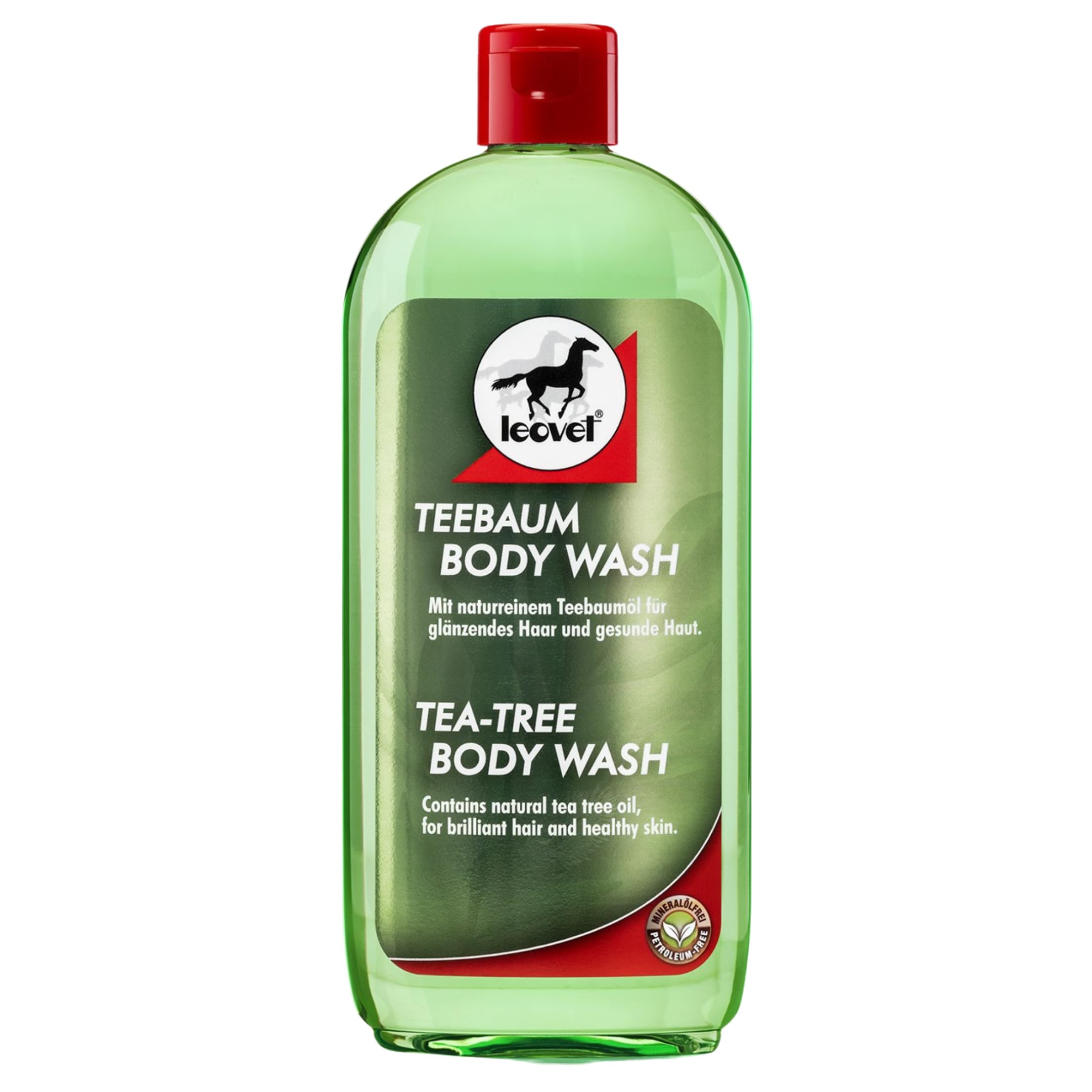 RL24 Leovet Tea Tree Body Wash for Horses - Soothes Itching & Skin Irritation - Natural Horse Shampoo with Tea Tree Oil - Nourishes Skin & Coat - 2 x 500ml Bottles (2-Pack) - Ideal for Grooming, Show Prep & Daily Horse Care