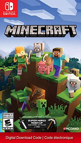 Buy Minecraft Standard Edition - Nintendo Switch Digital Download Code | Fun Adventure Game for Kids & Adults | Play at Home or On-the-Go