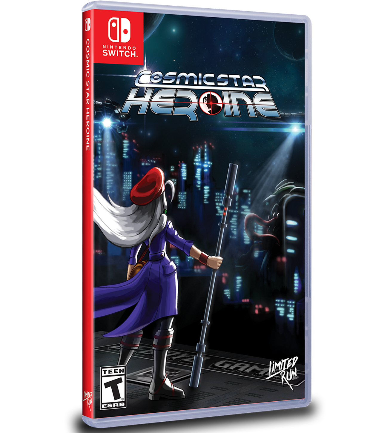 Cosmic Star Heroine - Nintendo Switch Limited Run #20 Edition - Retro Sci-Fi RPG Adventure Game for Home & Travel Gaming