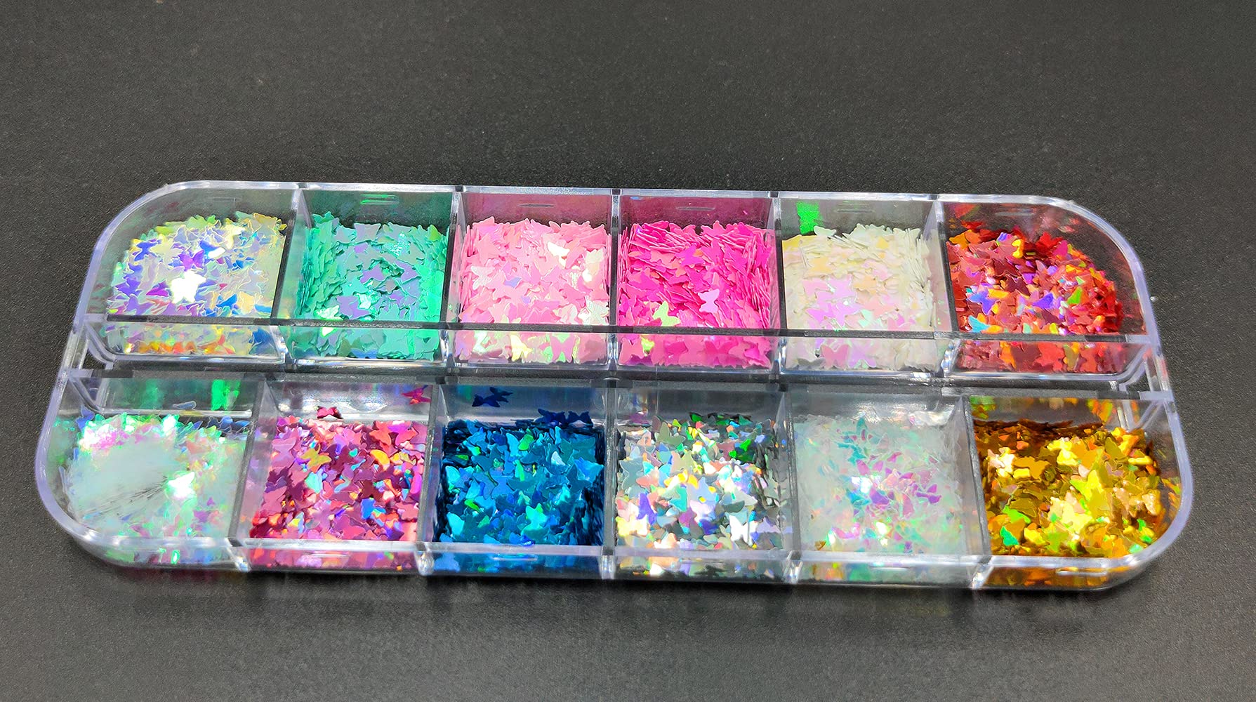 Butterfly Sequin Nail Art Decorations - DIY Manicure Accessories for Nail Art Design, Salon & Home Use (#3 - Butterfly Shape Sequins) | Perfect for Parties, Weddings & Special Occasions