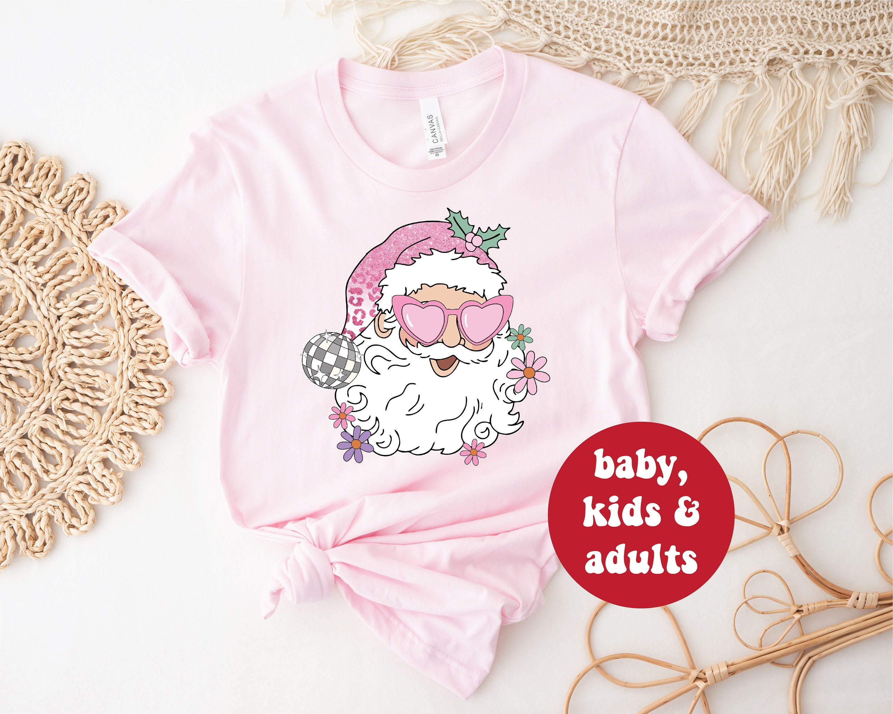 Disco Santa Costume - Fun Christmas Party Outfit for Adults & Kids - Multiple Colors Available - Perfect for Holiday Events, Festive Gatherings & Themed Parties