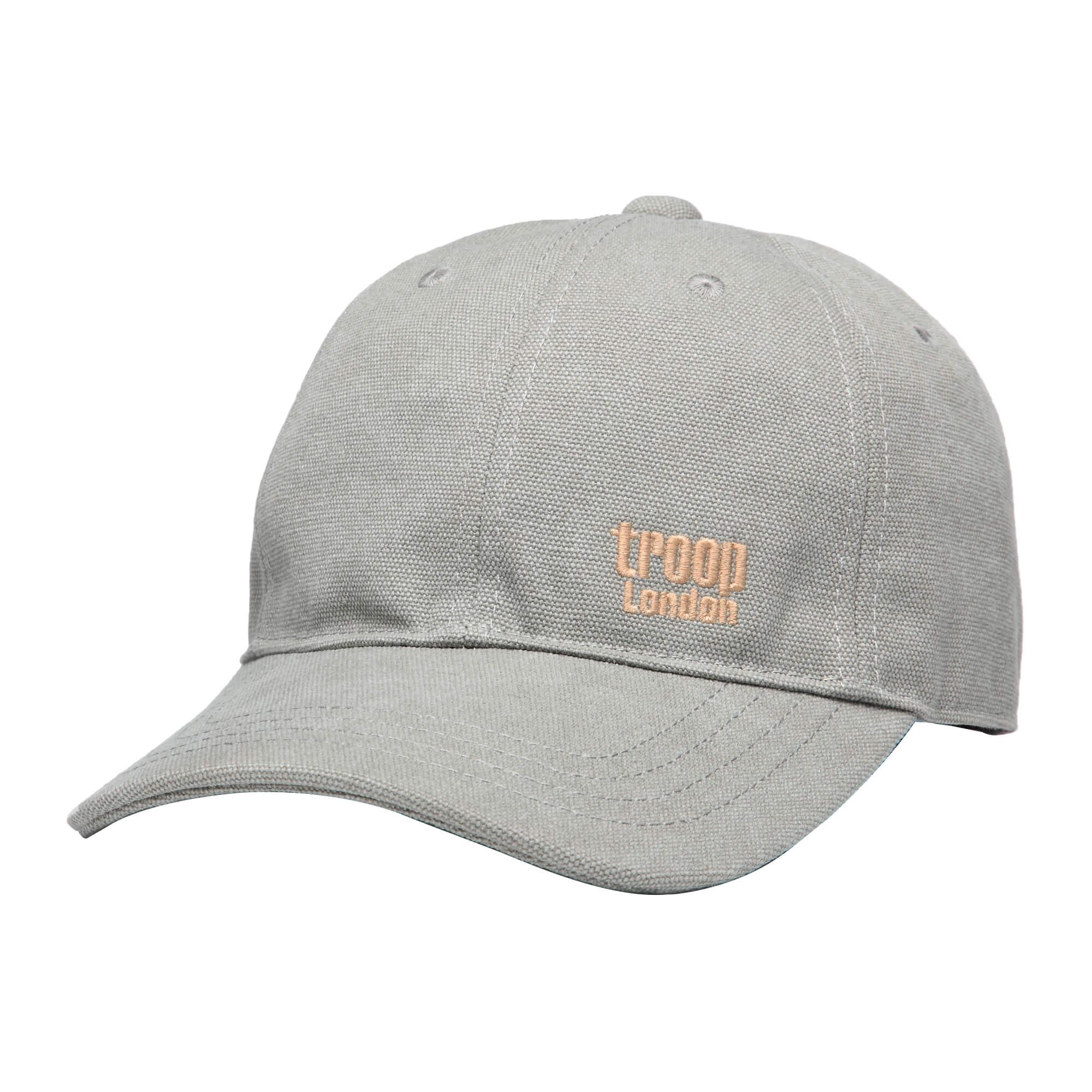 TRP0504 Troop London Canvas Baseball Cap - Adjustable Outdoor Sun Hat for Men & Women - Perfect for Hiking, Running, and Beach Activities