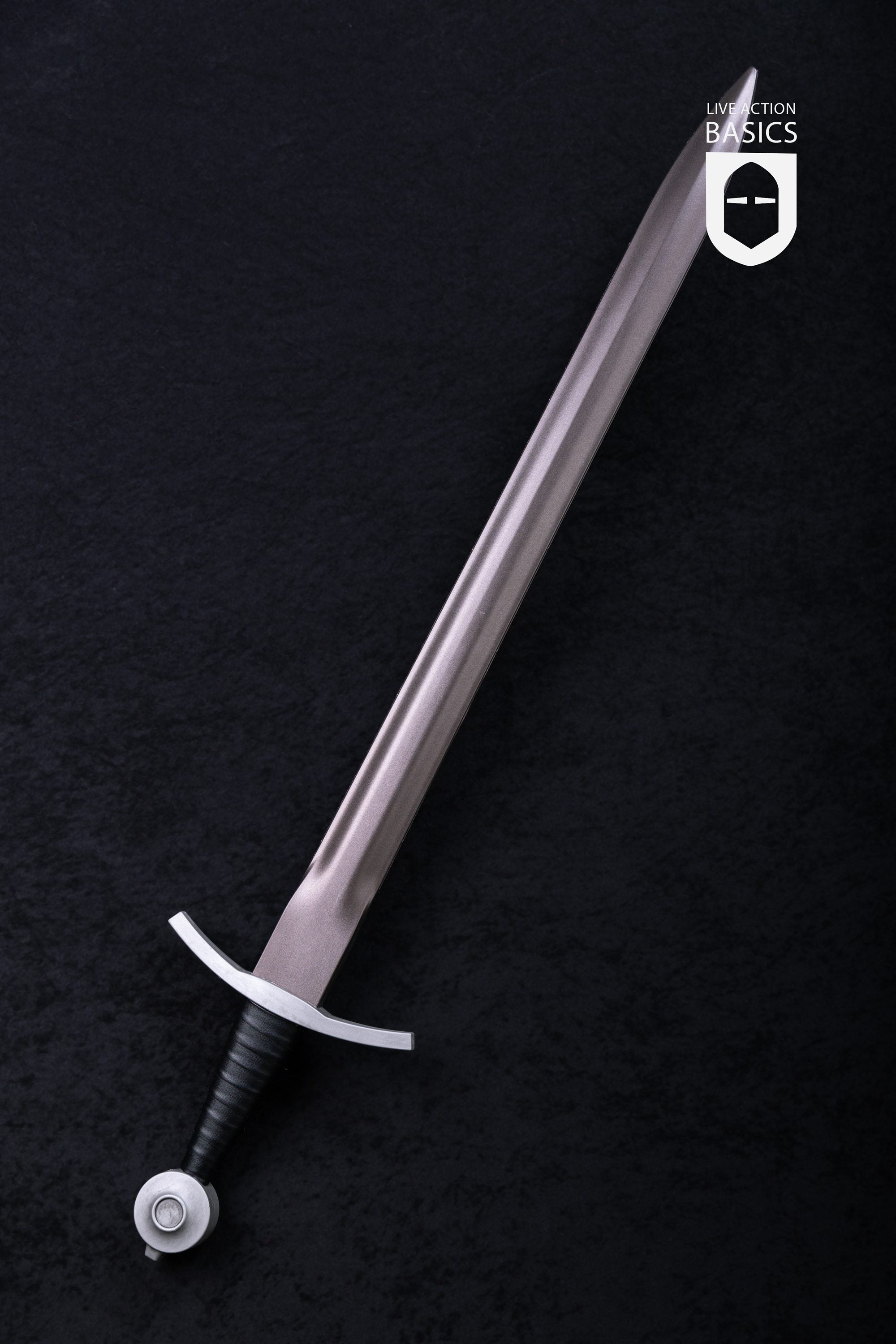 High-Quality Basic Arming Sword in Silver - Perfect for Medieval Reenactments, LARP, and Historical Collections