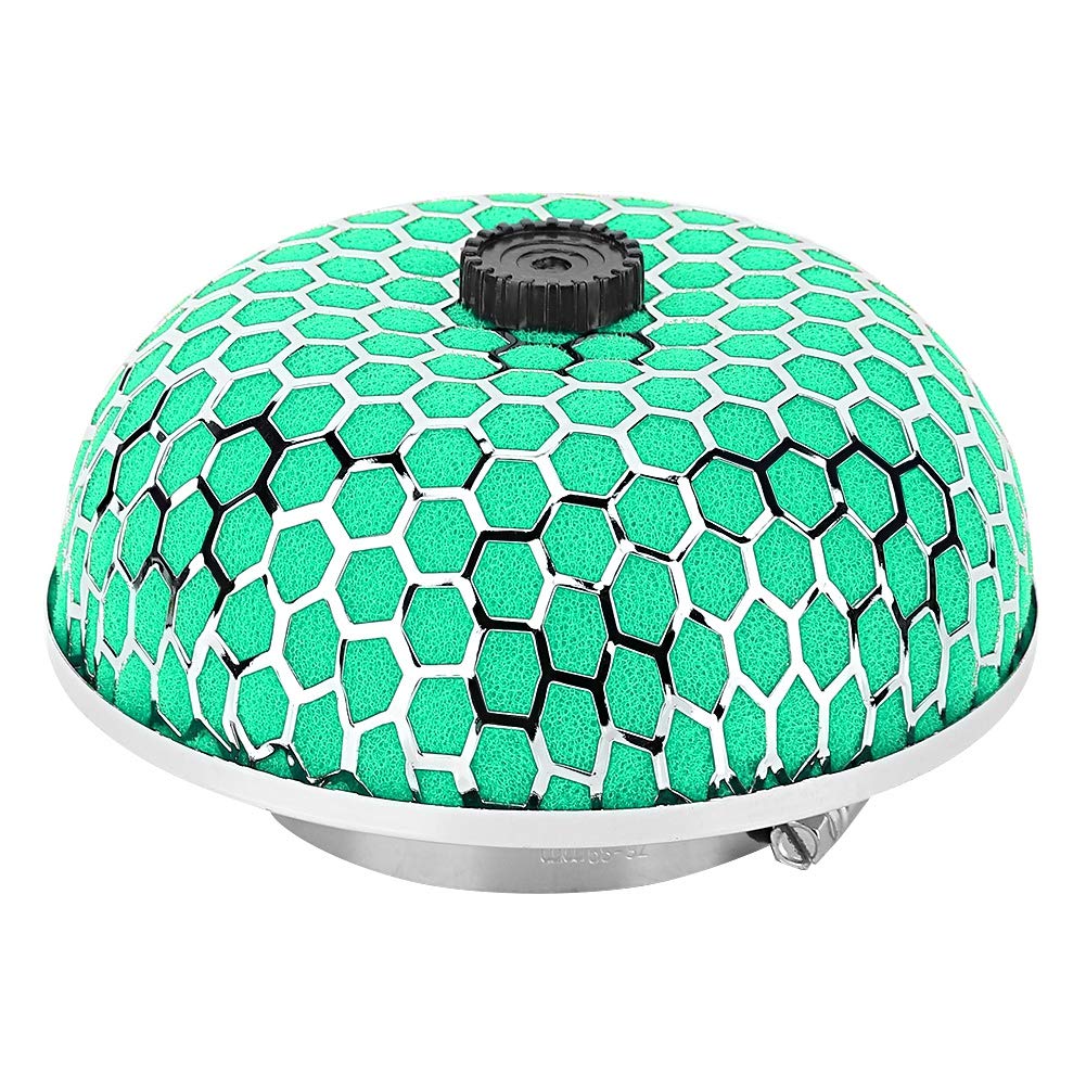 Akozon High-Performance Car Air Filter - 76-89mm Green Mushroom Shape Sponge Filter for Improved Airflow & Engine Protection | Fits Most Vehicles | Perfect for Off-Roading, Racing & Daily Driving