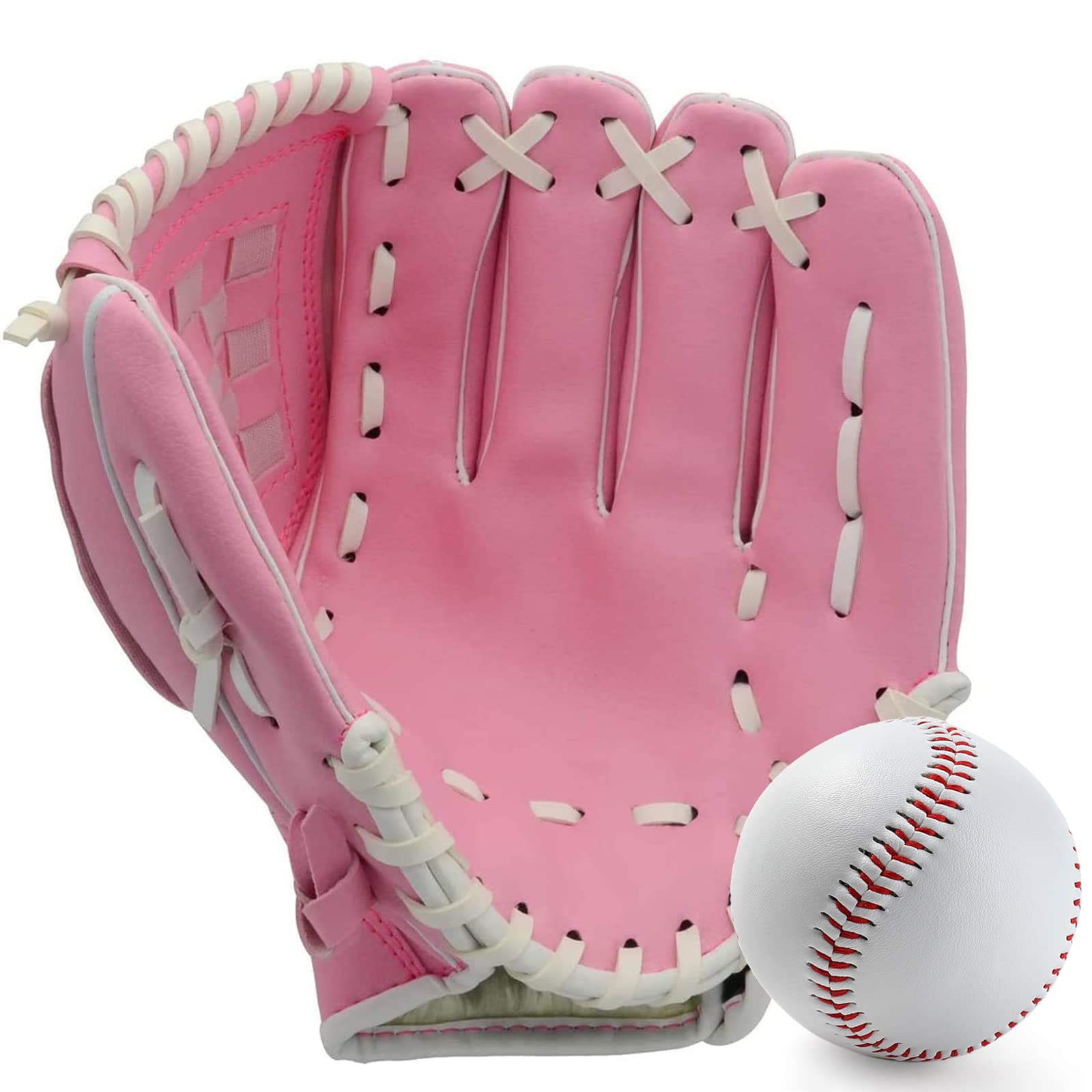 Premium Baseball Glove & Softball Mitt for Kids, Youth & Adults - Comfortable Catcher's Glove for Right & Left Hand Throw - Ideal for Training, Games & Professional Play