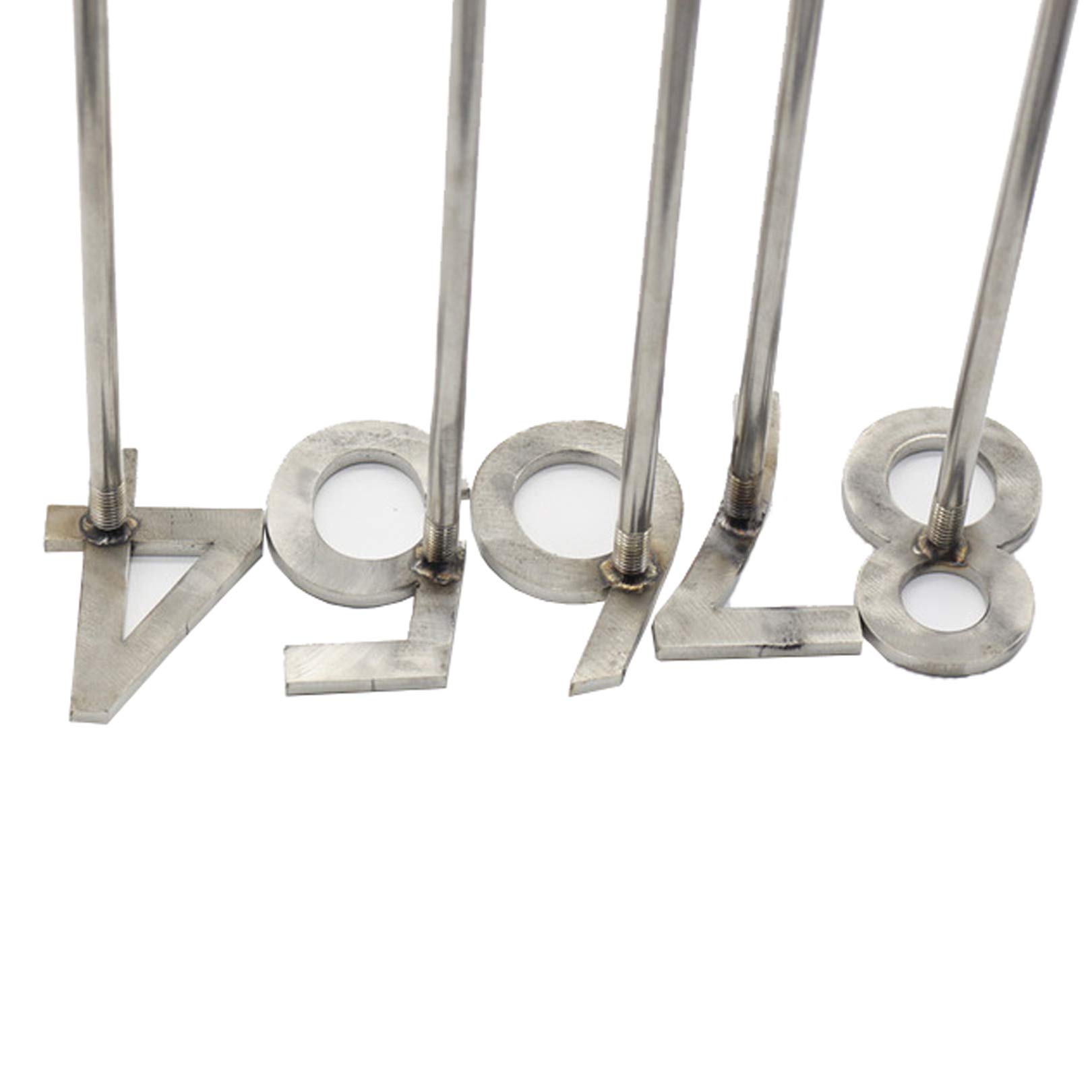 Custom Wood Branding Iron for Personalized Crafts, Woodworking, and BBQ - 0-10 Numbers & 26 Letters (3