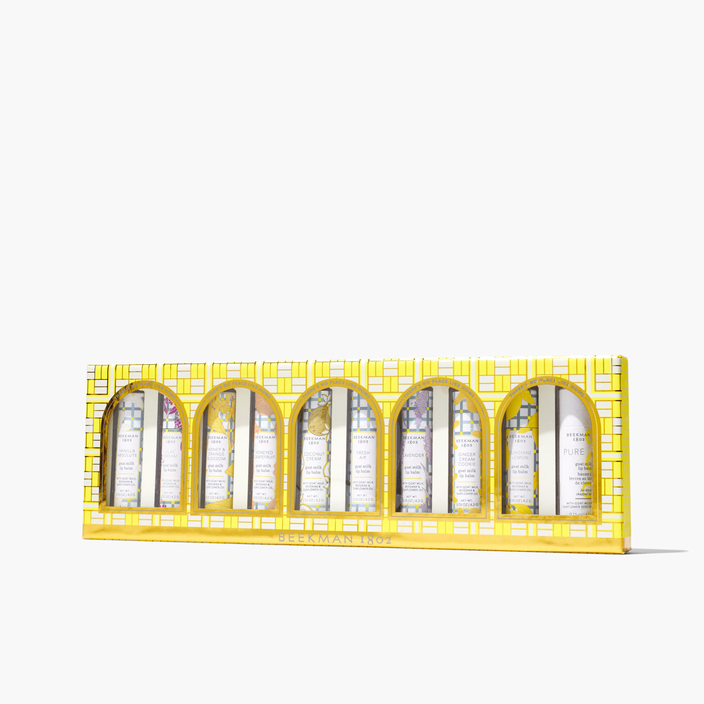 Over the Rainbow 10-Piece Lip Balm Set - Hydrating & Moisturizing Lip Care Collection - Perfect for Daily Use, Gifts & Travel