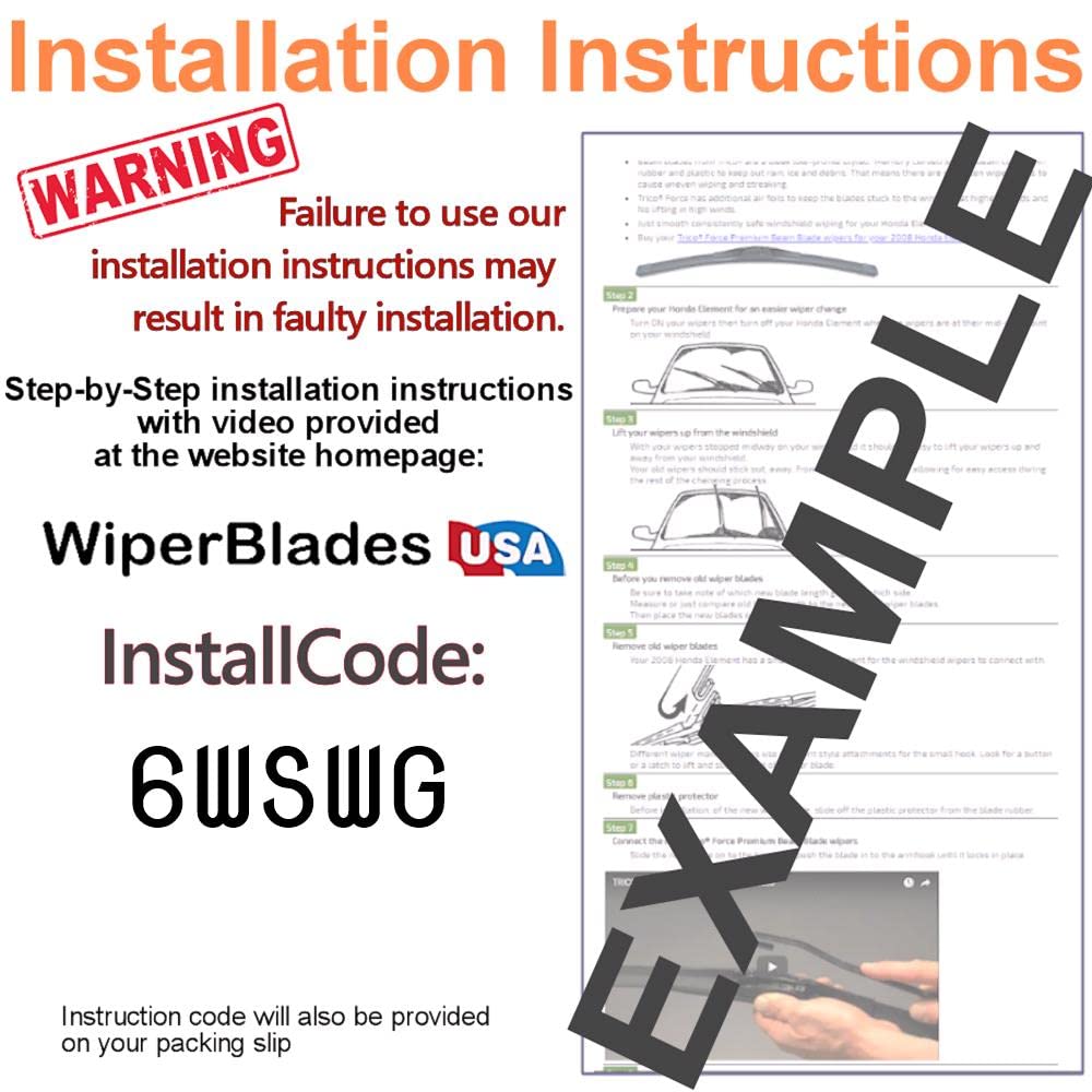 Premium Beam Blade Wiper Set for 2000 Jaguar XKR - All-Weather Replacement Windshield Wipers by WiperBladesUSA - Perfect for Rain, Snow & Highway Driving