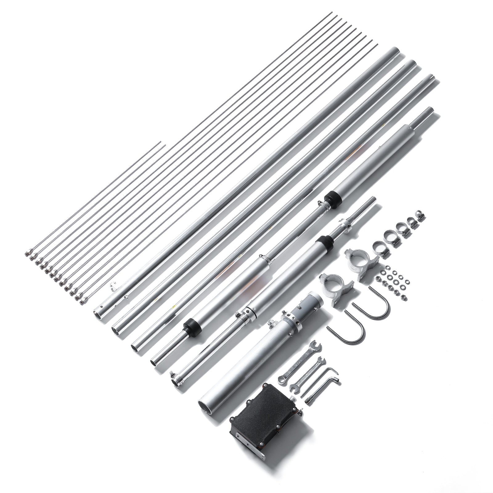 Xiegu VG4 4 Band HF Vertical Base Station Antenna for 40m/20m/15m/10m Bands | Compatible with HF Transceivers | Ideal for Amateur Radio, DXing, and Field Operations