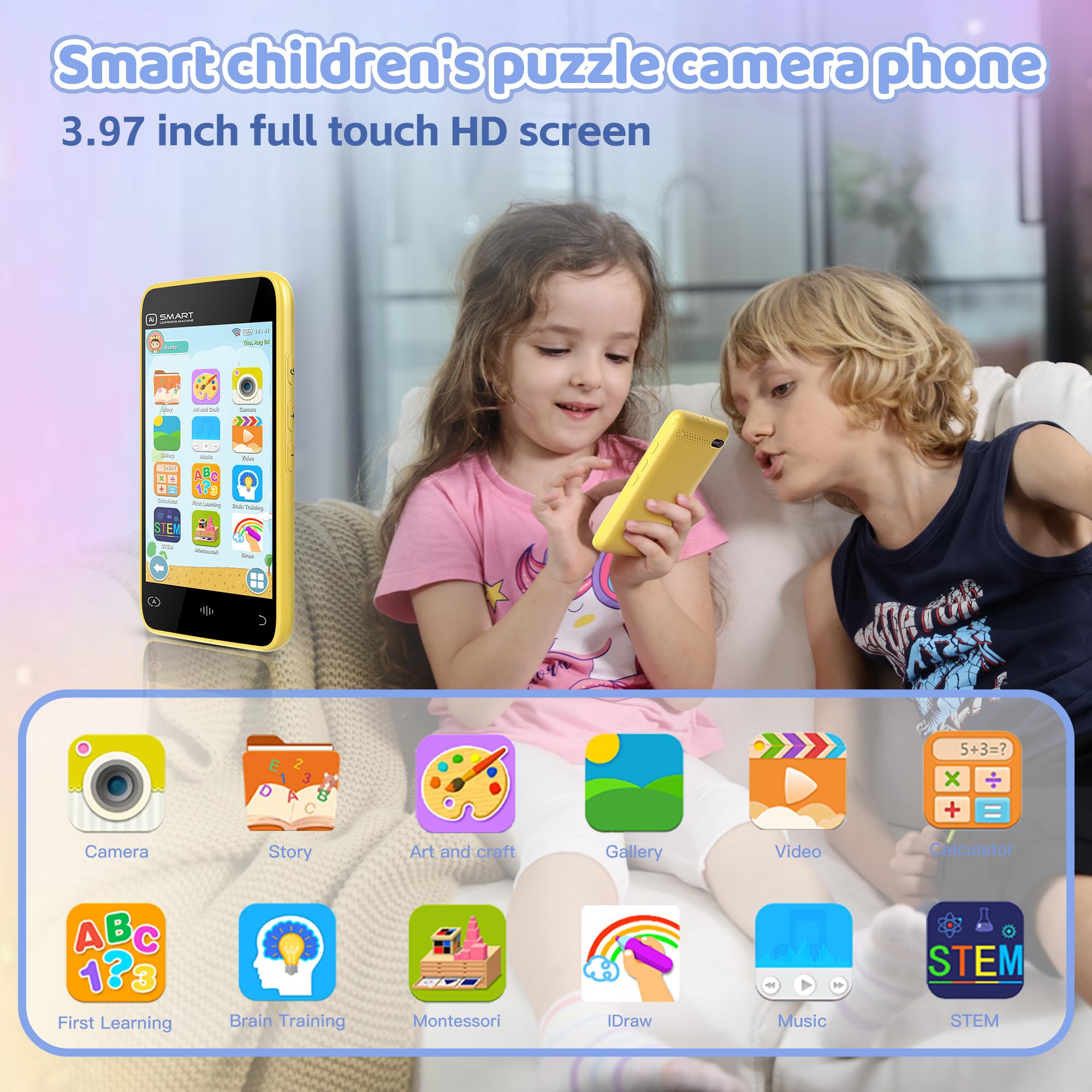 Smart Phone Toy for Kids Ages 3-12 - 3.97