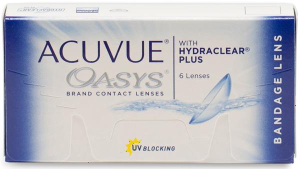Acuvue Oasys Therapeutic Bi-Weekly Contact Lenses (6 Pack) – Comfortable Extended Wear for Dry Eyes & Active Lifestyles