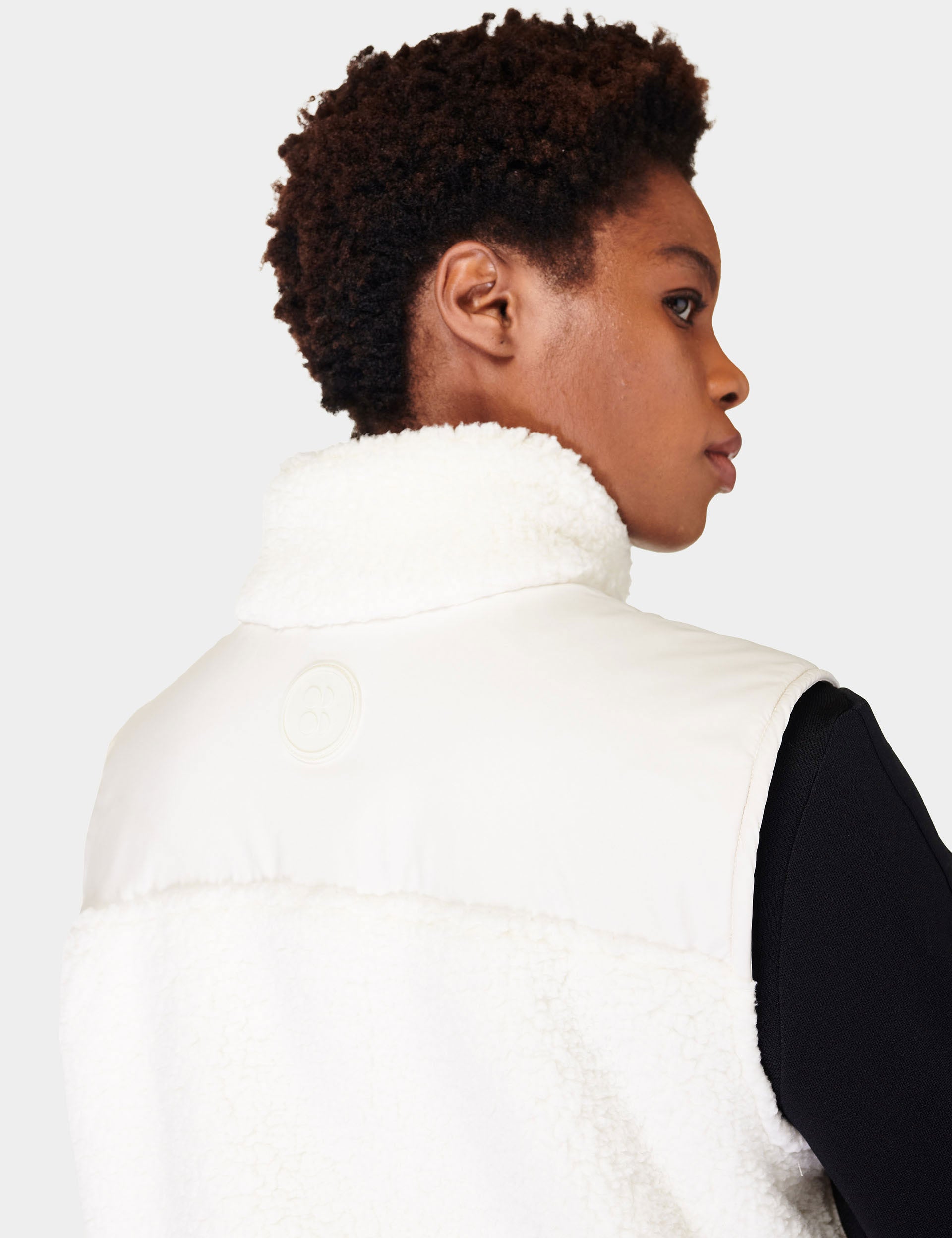 Canyon Fleece Vest for Women - Lightweight & Warm Lily White Puffer Vest - Perfect for Hiking, Camping & Outdoor Activities