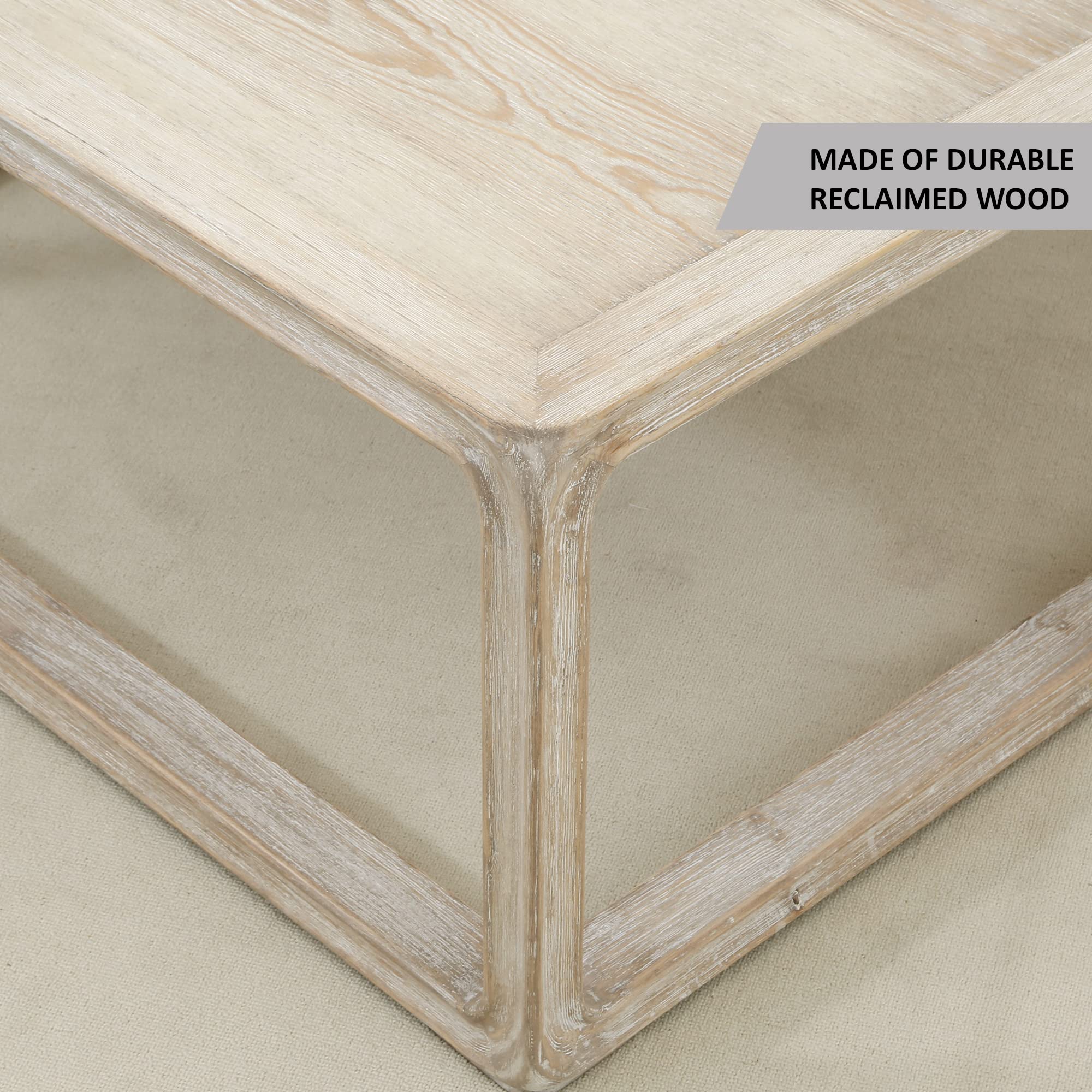 Reclaimed Peking Square Coffee Table 39.3