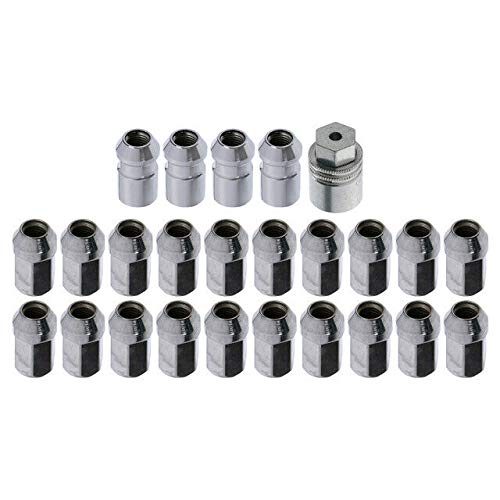 ACDelco 4-Pack Chrome Wheel Lock Kit M12x1.5 for GM Vehicles - Secure Your Rims