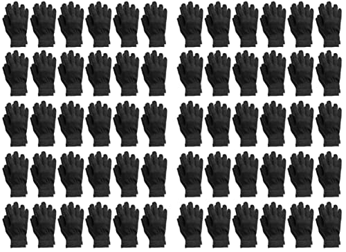 60 Pairs - Black Gloves
