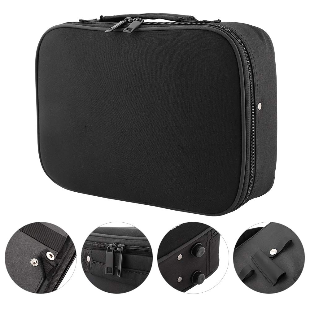 Professional Hairdresser Travel Case - PU Leather Scissors Bag for Salon & Mobile Beauty