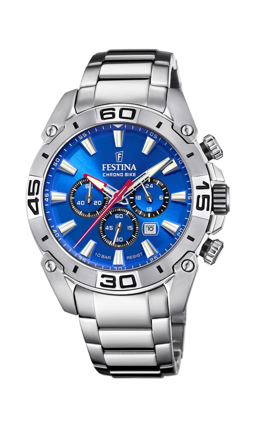 Festina F20543/2 Silver Stainless Steel Analog Watch for Men - Waterproof Dress Watch for Business, Formal & Casual Wear