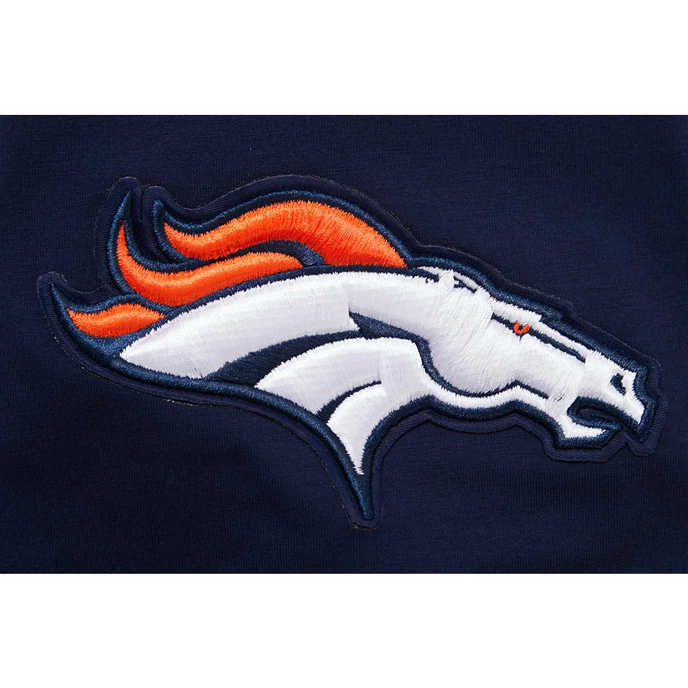 Denver Broncos Men's Classic Chenille Tee Shirt - Pro Standard NFL Football Fan Jersey for Game Day & Casual Wear