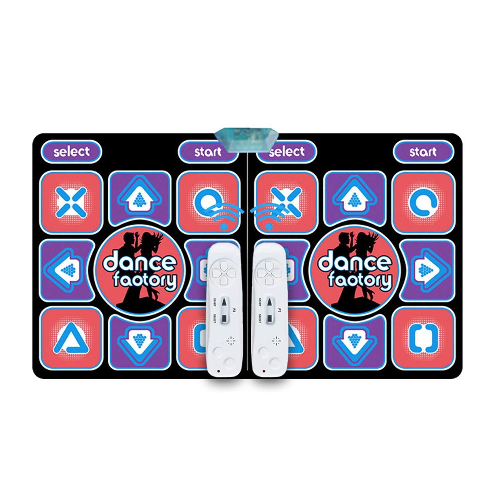 Non-Slip Dance Mat Pad for Kids & Adults - Double Sided Indoor Yoga, Running, Exercise Game Mat - Perfect for Home Fitness, Dance Parties & Family Fun