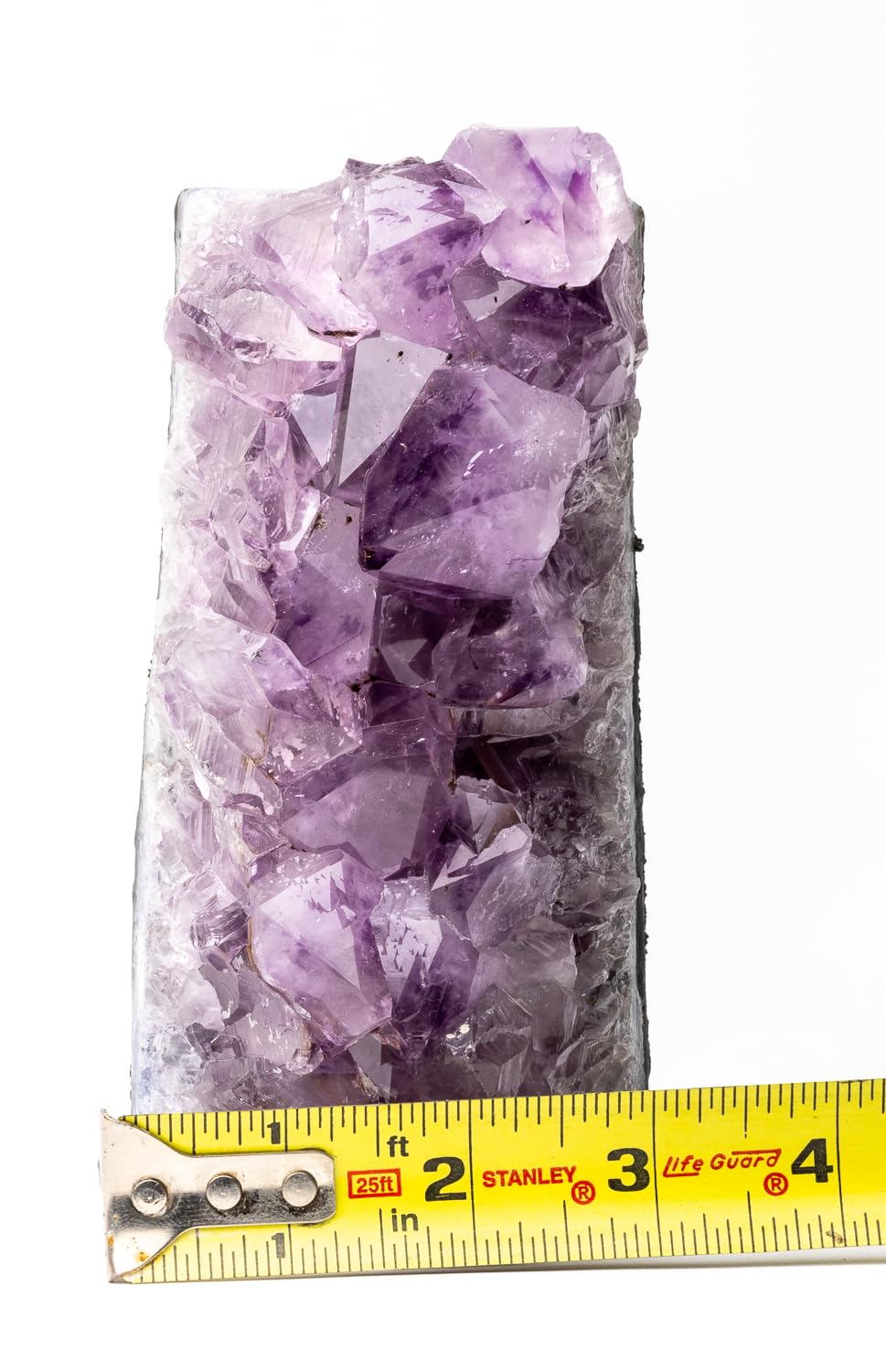 DesertUSA Natural Amethyst Crystal Cluster Dimmable LED Lamp - Purple Healing Stone Night Light for Bedroom, Meditation & Yoga Room Decor