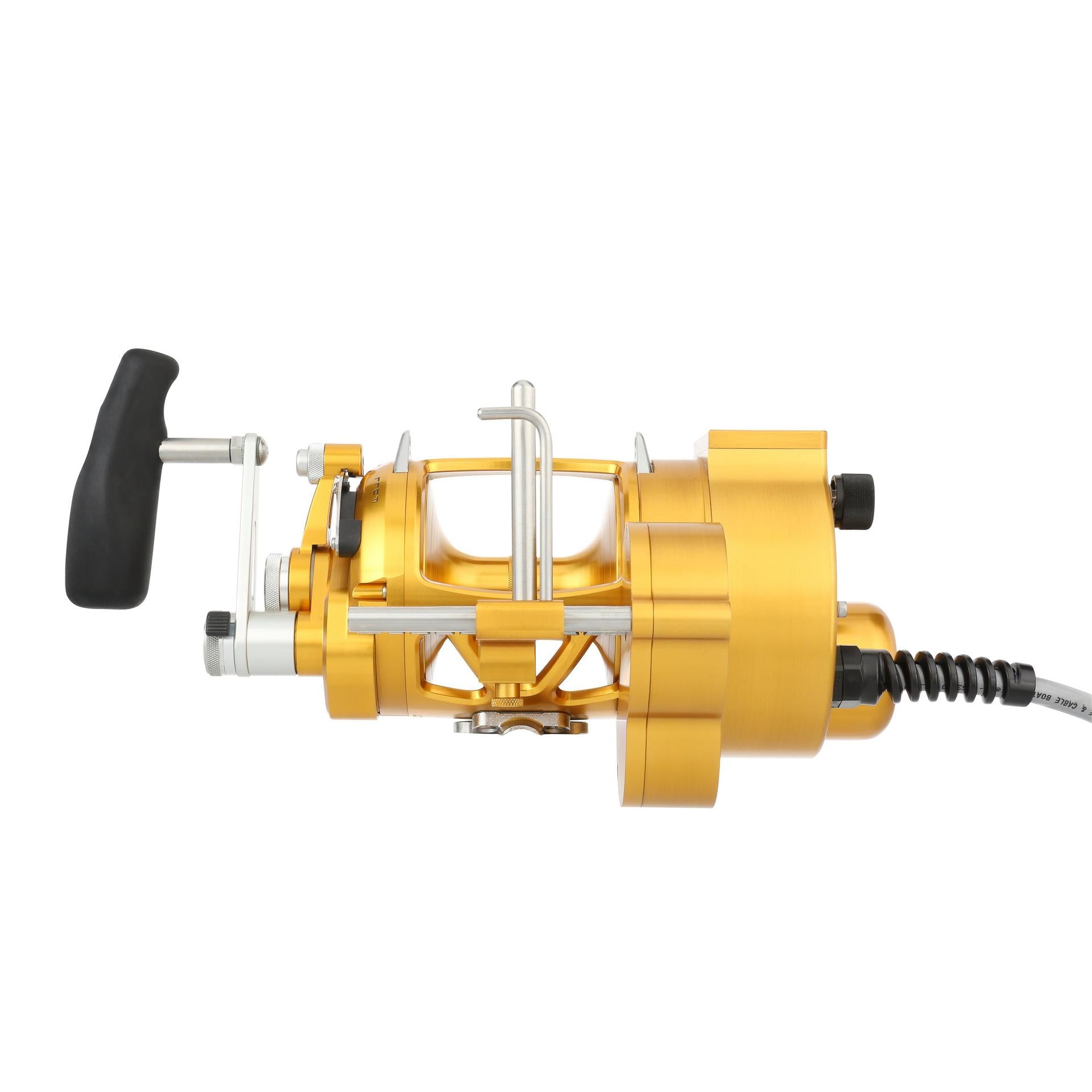International® VI Autostop Electric Fishing Reel - Saltwater & Freshwater Spinning Reel with Auto-Stop Technology for Bass, Trout, and Catfish Fishing