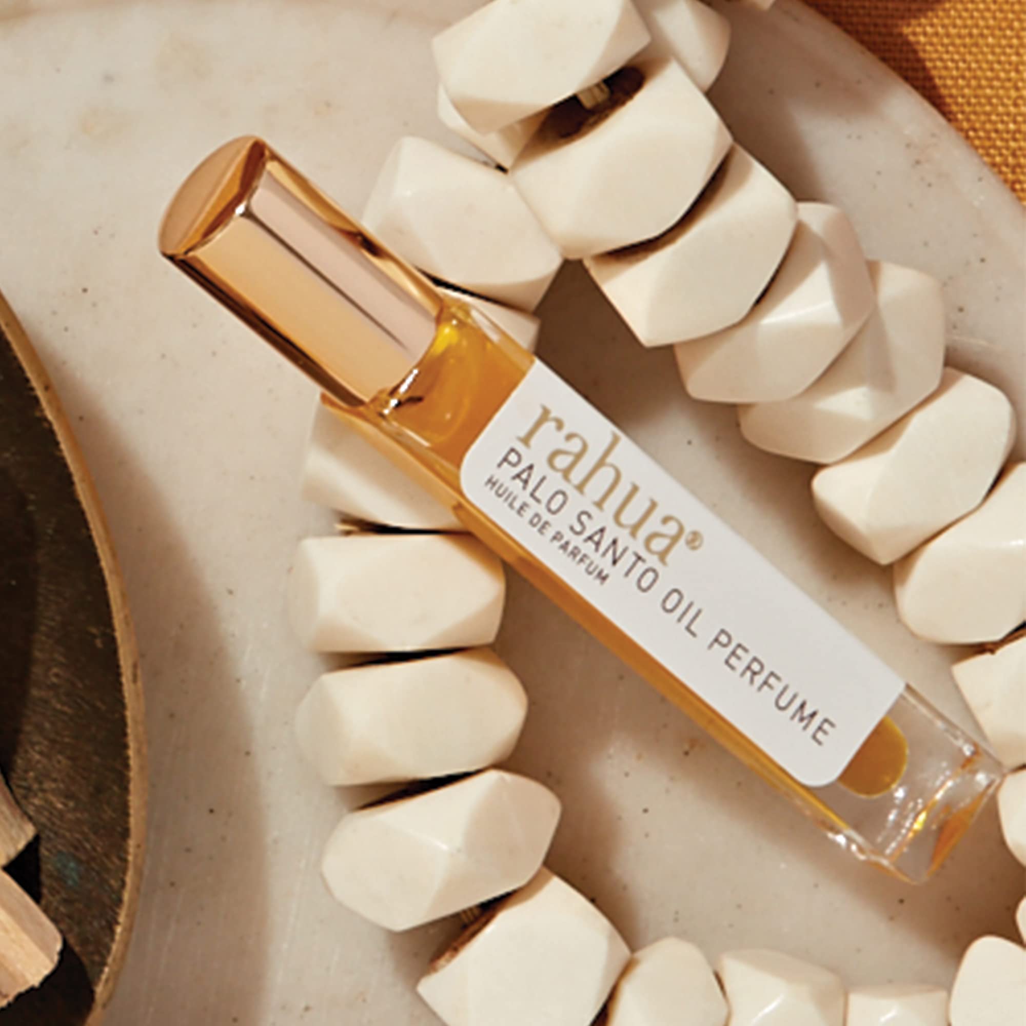 Rahua Palo Santo Perfume Oil 0.33 FL Oz - Natural Long-Lasting Fragrance, Dynamisante Inspired Scent - Perfect for Aromatherapy, Meditation & Daily Wear