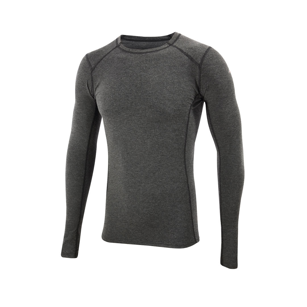 Factor 1 Eco-Friendly Men's Thermal Long Sleeve Base Layer Top for Hiking, Camping & Cold Weather Activities